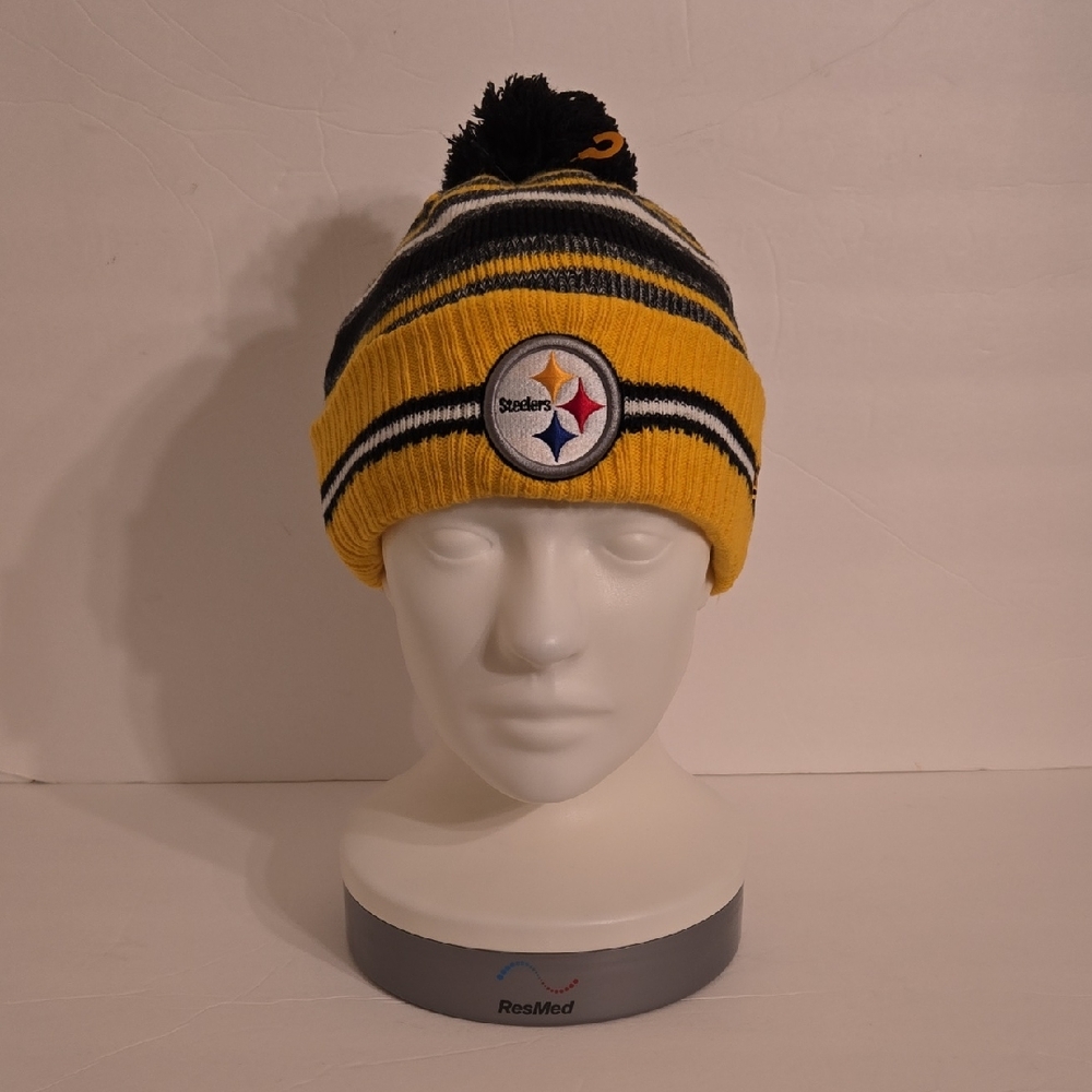 NFL Pittsburg Steelers New Era Beanie - Black & Yellow - OS